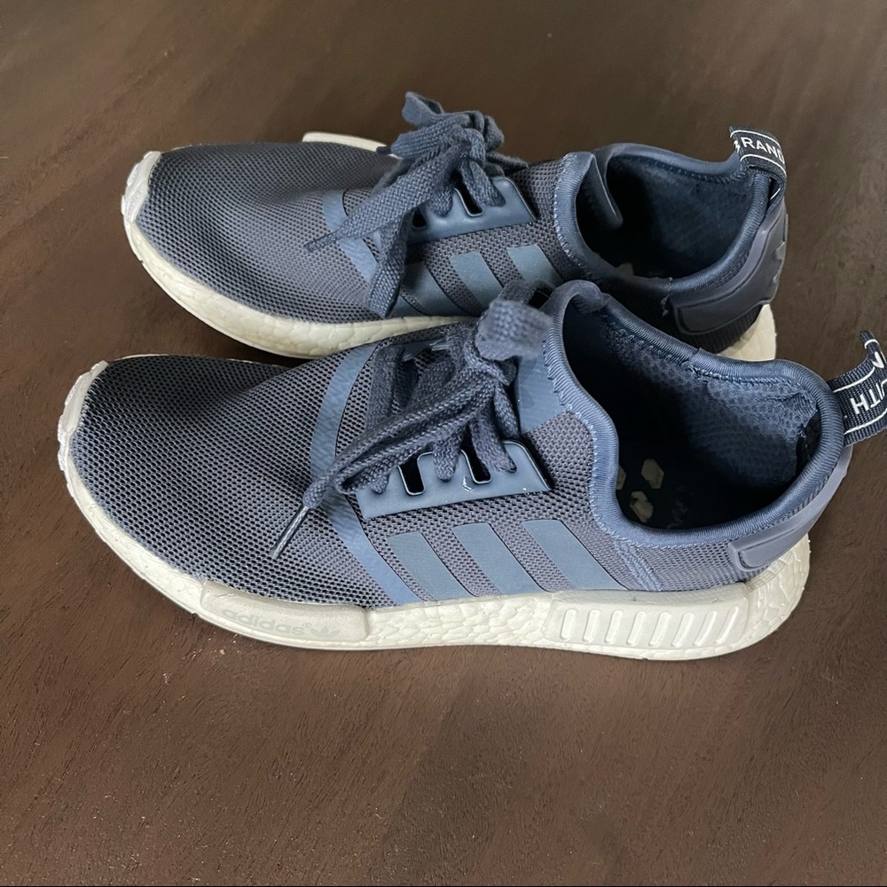 Adidas NMD blue with white size 7
